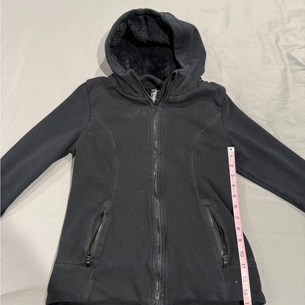 Active Life Black hoodie with Fleece Hood